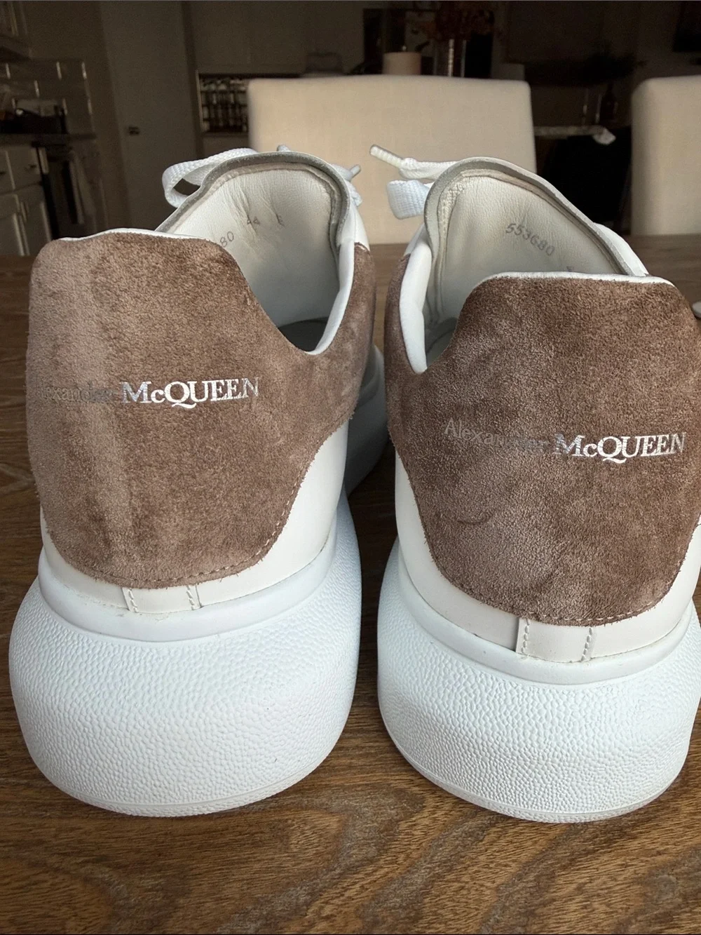Alexander McQueen Oversized Sneaker “White Mole”